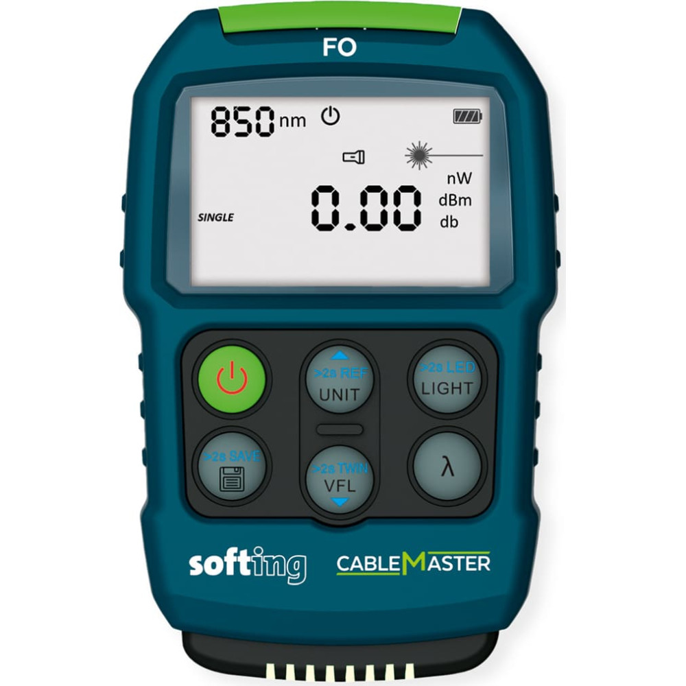 Softing It Networks SOFTING CableMaster FO, Optisches Powermeter im Pocketformat