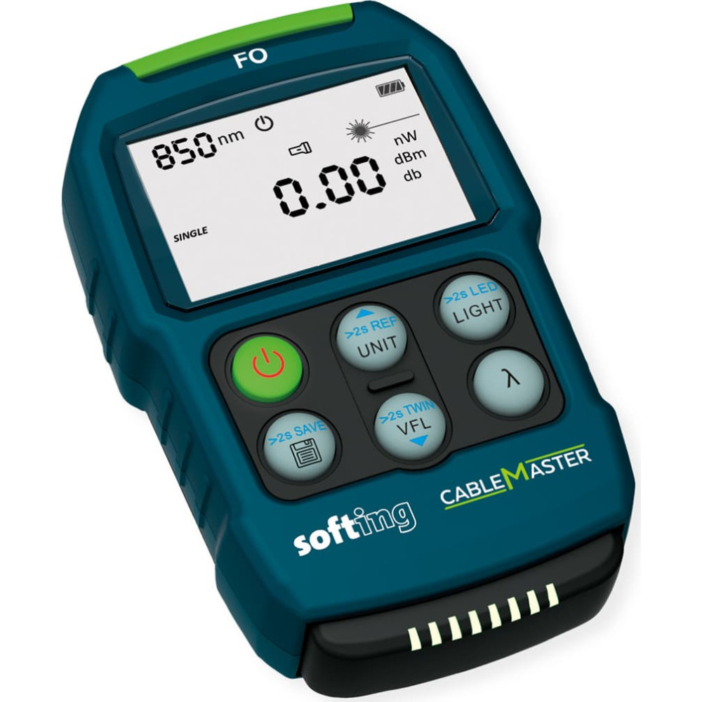 Softing It Networks SOFTING CableMaster FO, Optisches Powermeter im Pocketformat