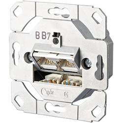 Metz Connect E-DAT C6 Anschlussdose UP0 zweifach