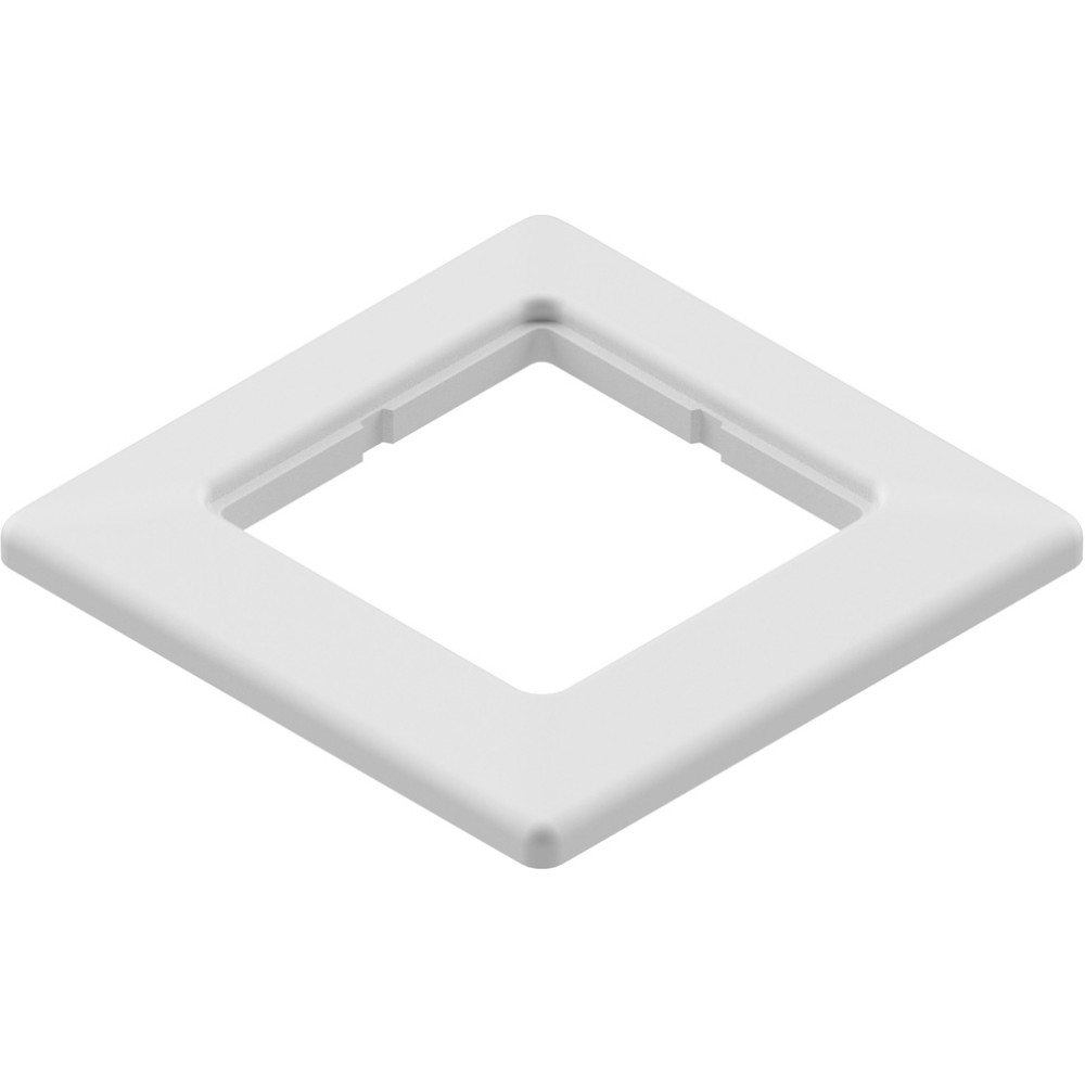 Easylan Cover frame single, White RAL 9010