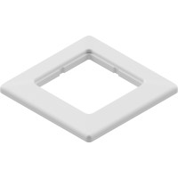 Easylan Cover frame single, White RAL 9010