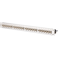 Metz Connect C6Amodul 24 port 180°M 1RU, Stainless steel