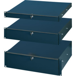 Schroff 19" Drawer, 2 U, RAL 7021