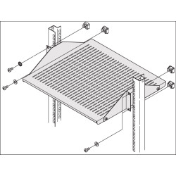 Schroff Labrack 19" Equipment Support, 2 U