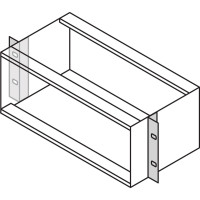 Schroff EuropacPRO 19" Bracket for Type F Side Panel, Depth Adjustable, 3 U