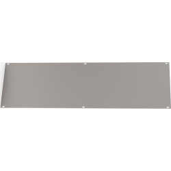 Schroff Front Panel, Unshielded, Screw Assembly 3 U, 84 HP, 2.5 mm, Al, Anodized