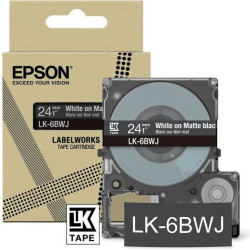 Epson LK-6BWJ Black, White