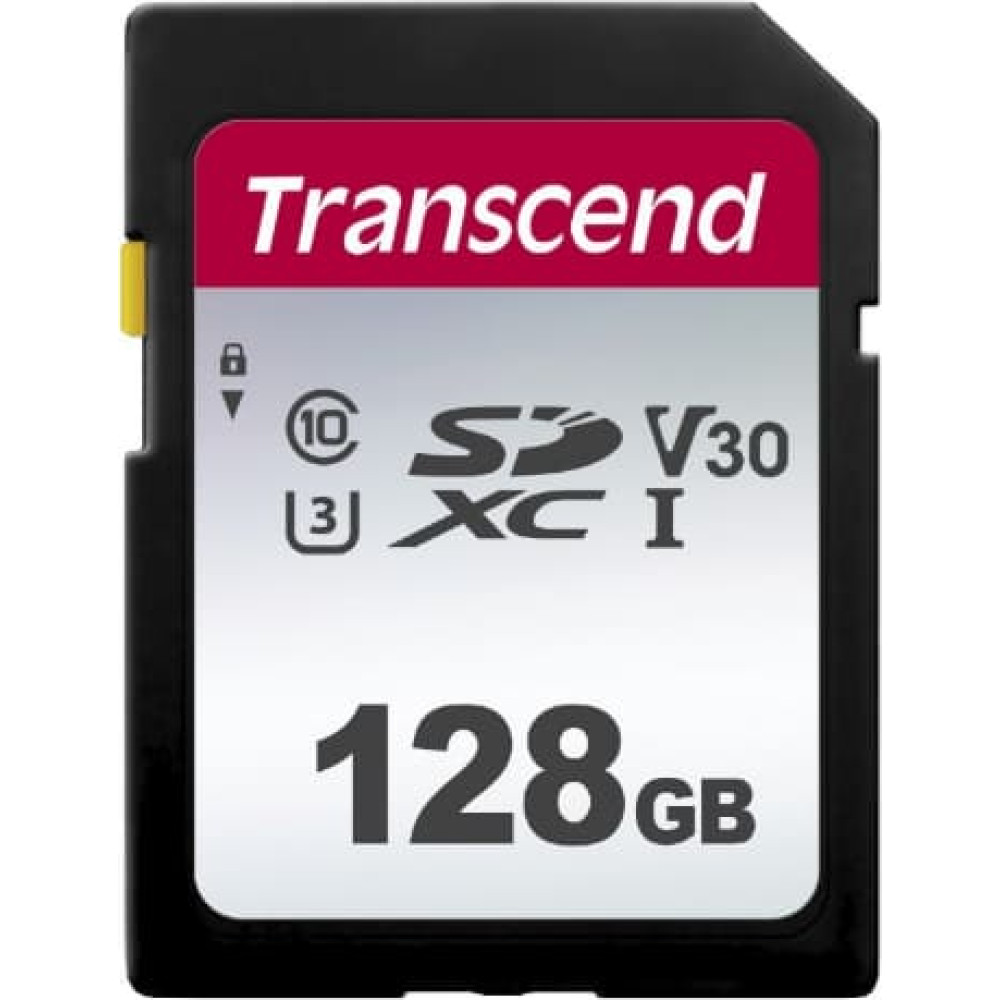 SD Card 128GB Transcend SDXC SDC300S 100/25 MB/s