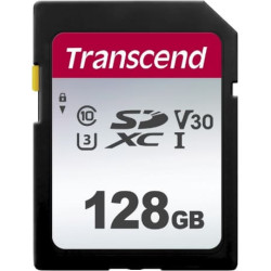 SD Card 128GB Transcend SDXC SDC300S 100/25 MB/s