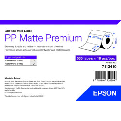 Epson 7113410 printer label White Self-adhesive printer label