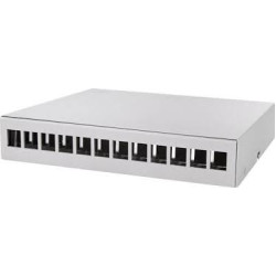 Logilink Keystone Konsolidierungspunkt-Gehäuse 12-Port,grau