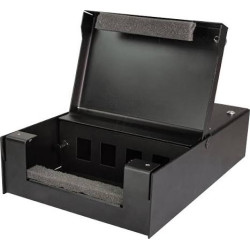 Logilink Keystone Konsolidierungspunkt-Gehäuse 4-Port,schw.