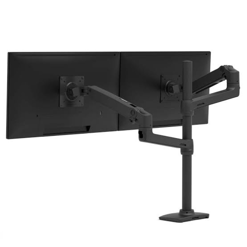 Ergotron Tischhalter LX 2-Monitore-40"-18kg -SW -