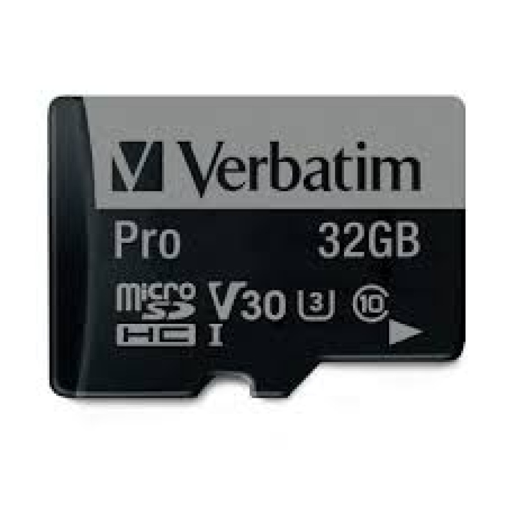 Verbatim SD MicroSD Card  32GB Verbatim SDHC Pro Class 10 + Adapter retail