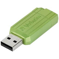 Verbatim USB-Stick  64GB Verbatim 2.0 Pin Stripe Eucalyptus Green