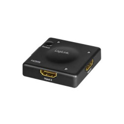 Logilink Switch HDMI 3x1-Port, 1080p/60Hz, Mini, HDCP, CEC