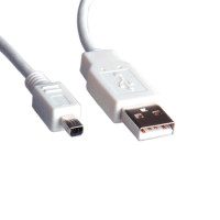 USB 2.0 kabelis A- mitsumi mini 5pin 1.8m, Roline