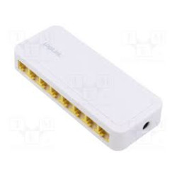 Logilink 8-Port Gigabit Desktop Netzwerk Switch, weiß