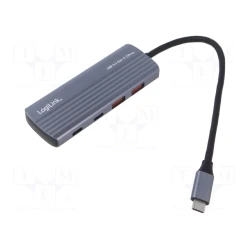 Logilink Ultra-Slim USB 3.2 Gen2 Hub, 2x USB-A, 2x USB-C, PD