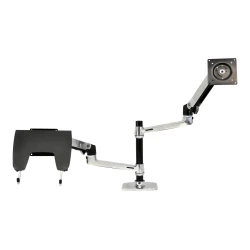 Ergotron Tischhalter LX 2-Monitore-24"-18kg -ALU-Höhenverst.