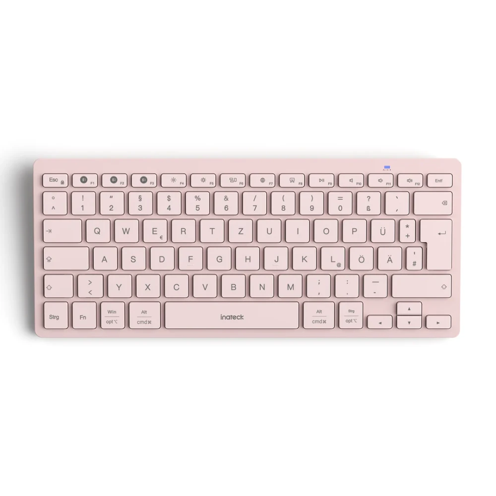 Inateck Keyboard BT QWERTZ pink