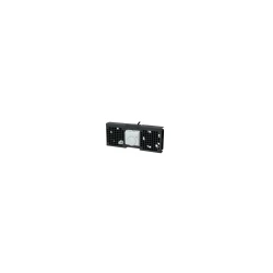 Logilink Lüftermodul für Canovate Wandschränke, 2 Lüfter, schwarz