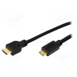 Logilink HDMI-Kabel Ethernet A -> mini St/St  1.50m sw