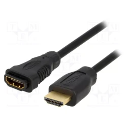 Logilink HDMI-Kabel Ethernet A -> A St/Bu  3.00m Gold Verl.