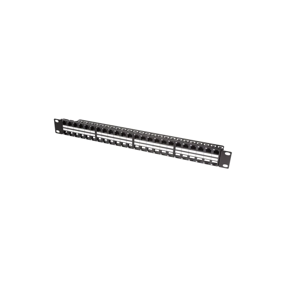 Logilink Patchpanel 19" für 48 Keystone Module, 1 HE