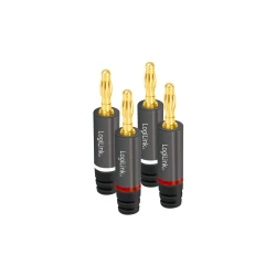 Logilink Audio-Bananenstecker für Selbstmontage (4 Stk.)