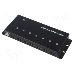 Logilink USB 3.0 HUB 7-port, Metall Industrieausführung
