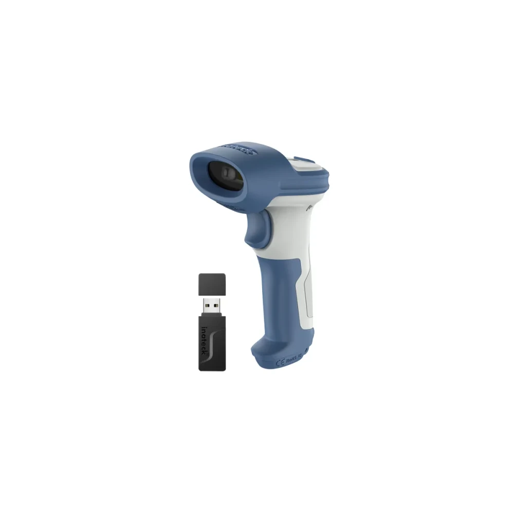 Inateck Barcodescanner 73 white blue [BCST-73_white blue]