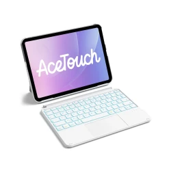 Inateck Keyboard Ace Touch iPad 11"/10,9" QWERTZ RGB white