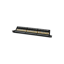 Logilink Cat.6A Patchpanel 24-Port UTP, 90° LSA Anschluss